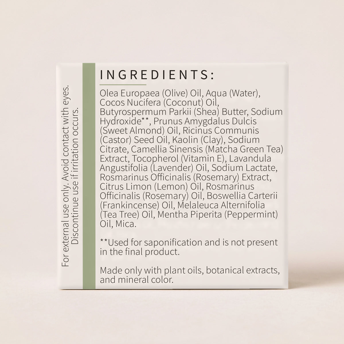 Matcha Green Tea Bar